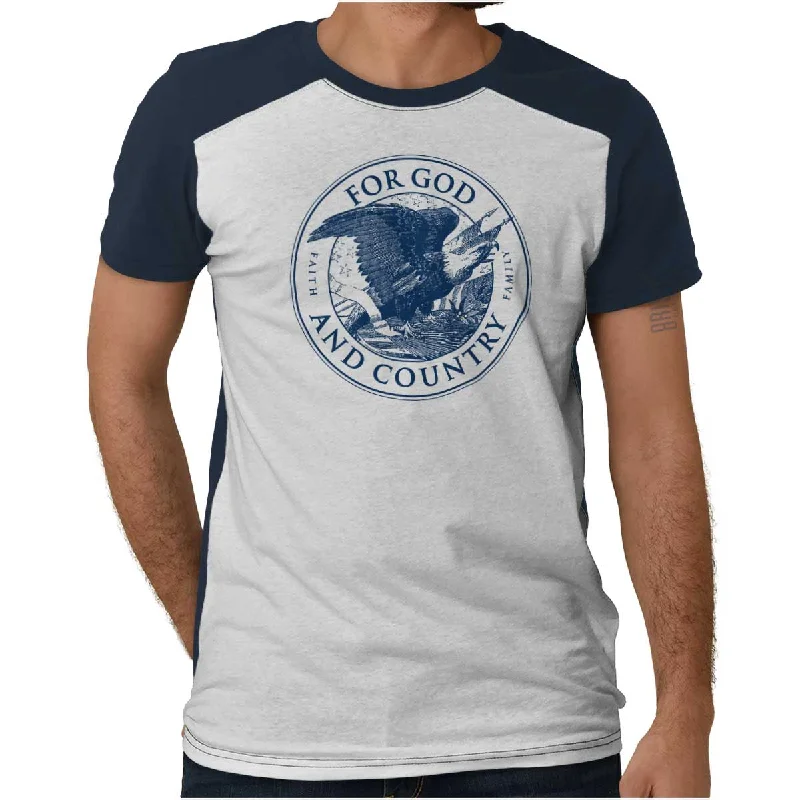 For God and Country Forward Shoulder T Shirt