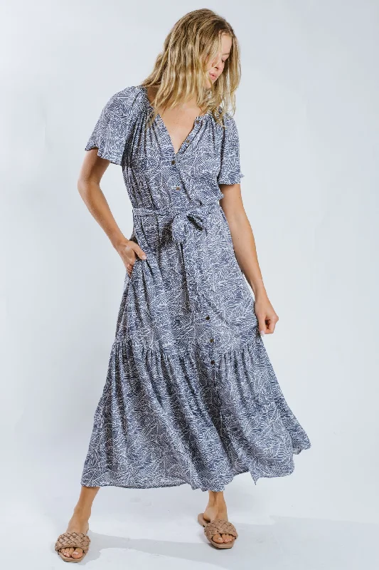 Balaa Belted Maxi Dress