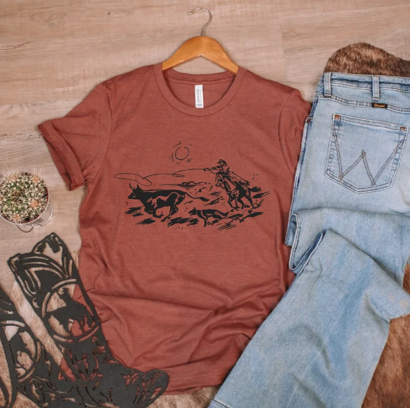 TIN & TURQUOISE - Ranch Roper Tee