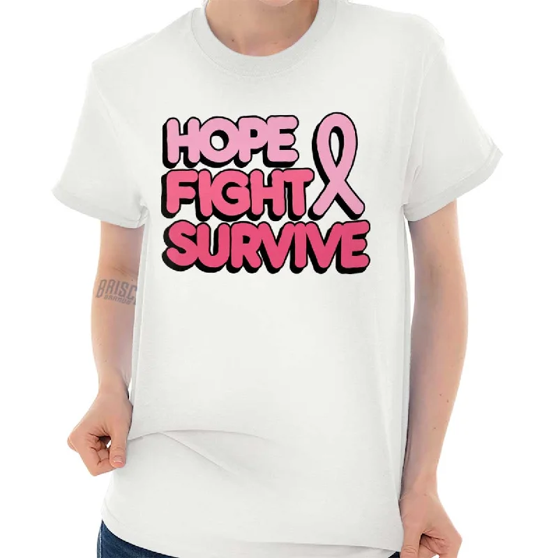 Hope Fight Survive BCA T Shirt