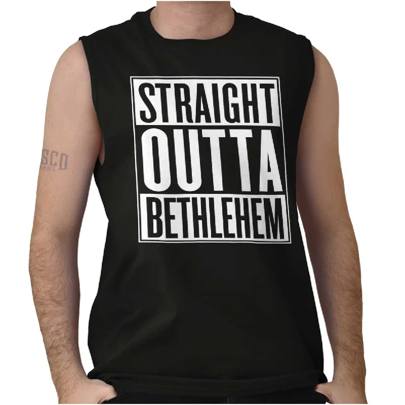 Straight Outta Bethlehem Sleeveless T-Shirt