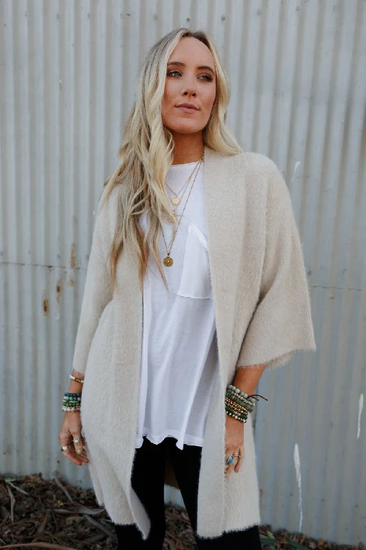 Winter Bliss Cardigan - Beige