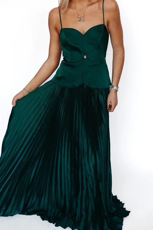 Myles Maxi Dress - Hunter Green