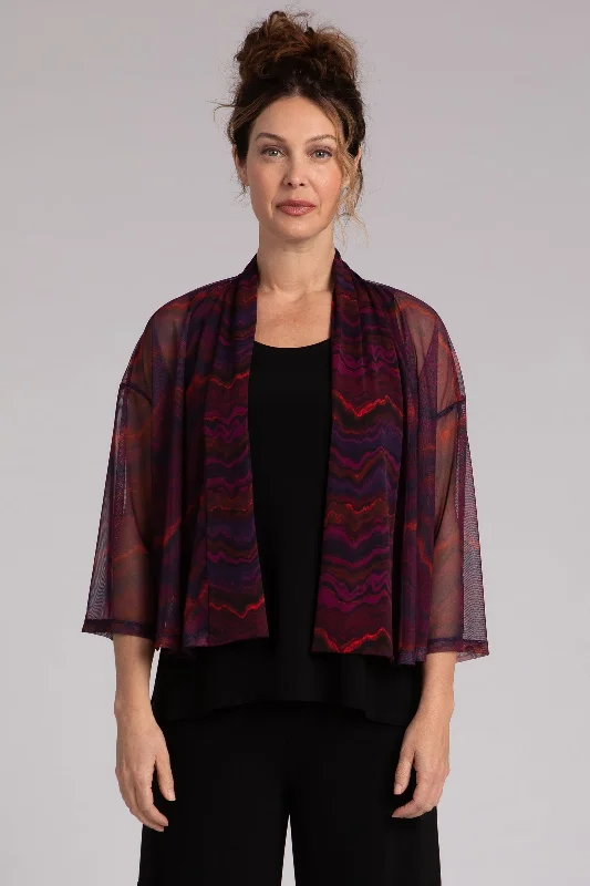 Mesh Mezza Luna Cardigan | Agate