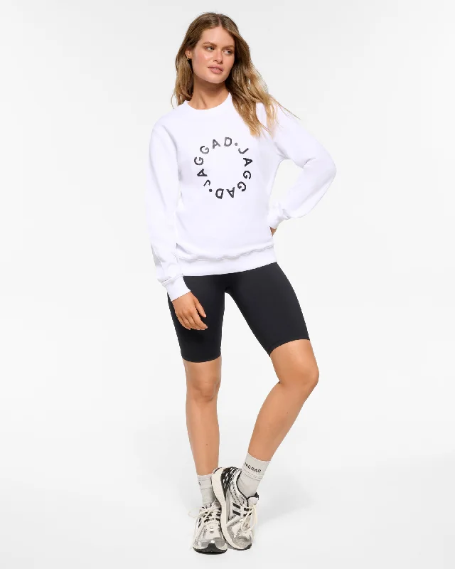 CLASSIC CIRCLE SWEATER WHITE