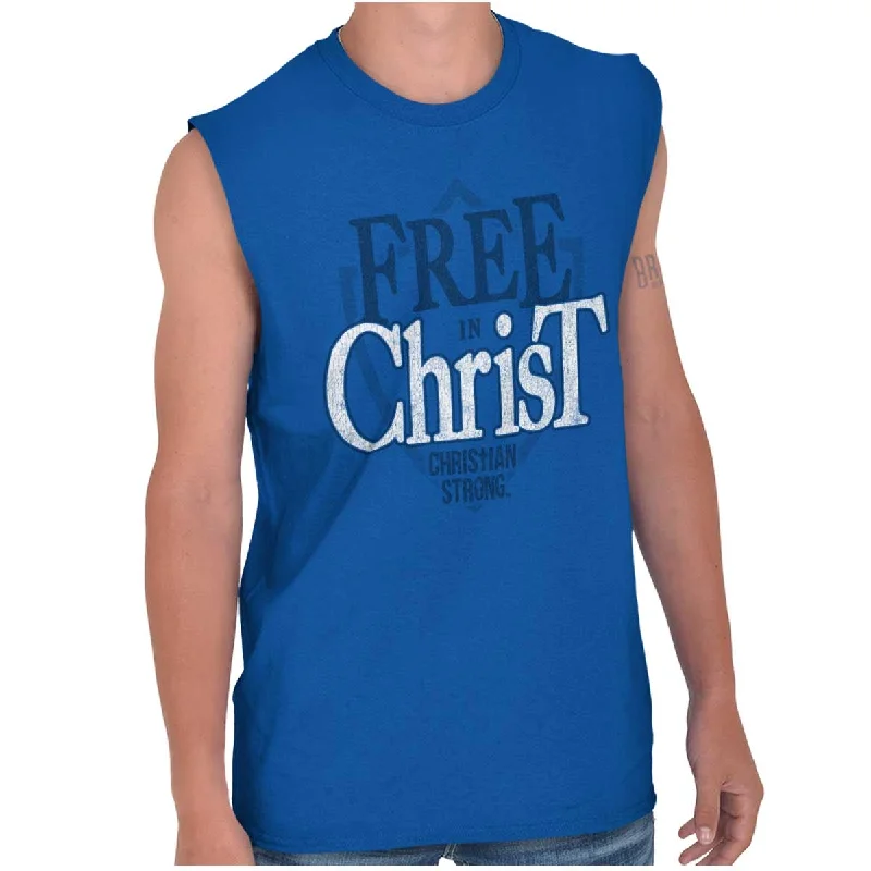 Free In Christ Sleeveless T-Shirt