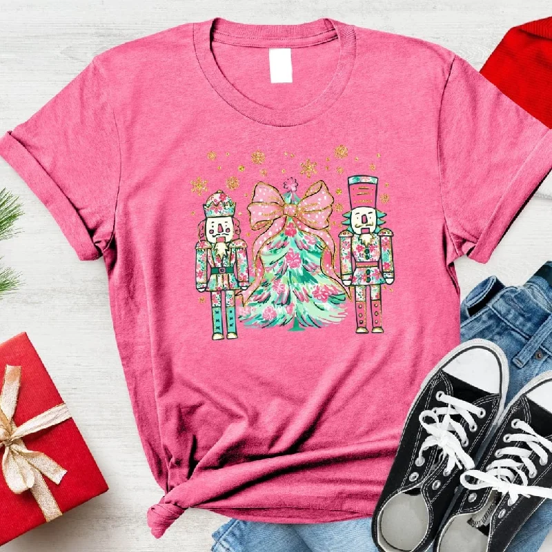 Pink Cartoon Nutcracker Graphic Tee