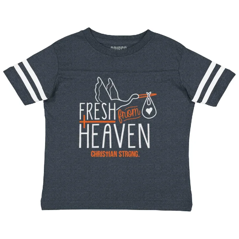 Fresh From Heaven Toddler Football Jersey T-shirt