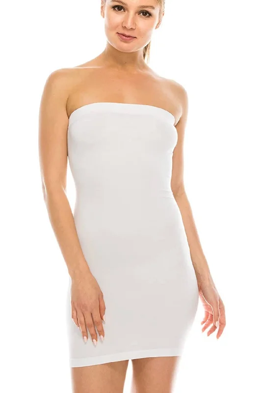 SLIP TUBE MINI DRESS