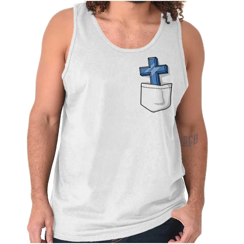 Pocket Cross Tank Top