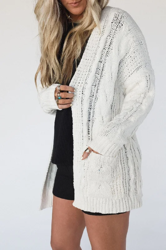 Sweet Destiny Cardigan - Ivory