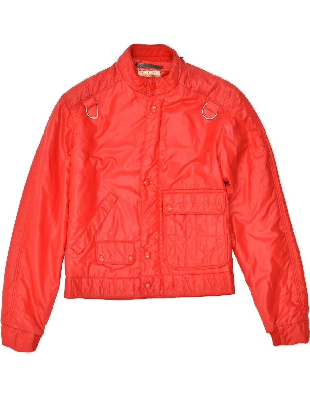 MCGREGOR Womens Bomber Jacket IT 46 Large Red