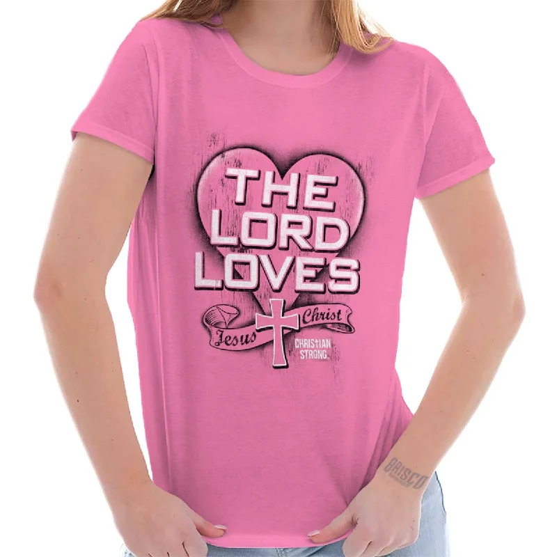 The Lord Saves Ladies T Shirt