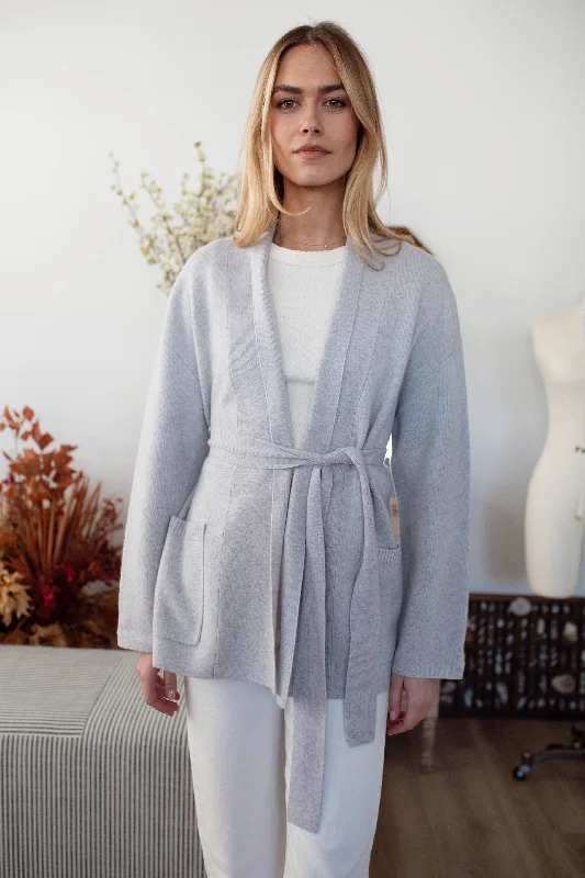 Eliza Cashmere Wrap - Grey