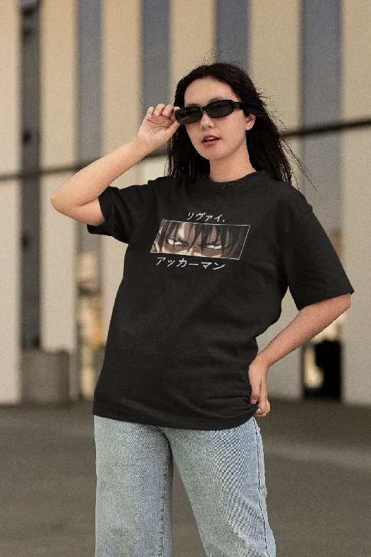 Levi Ackerman's Eyes- Attack on Titan:  Anime- Regular Fit T-Shirts