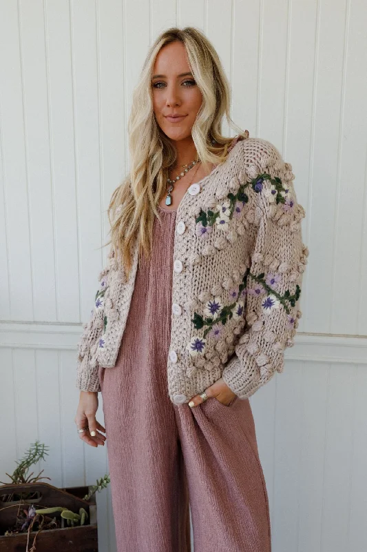 Just Dreamy Cardigan - Taupe