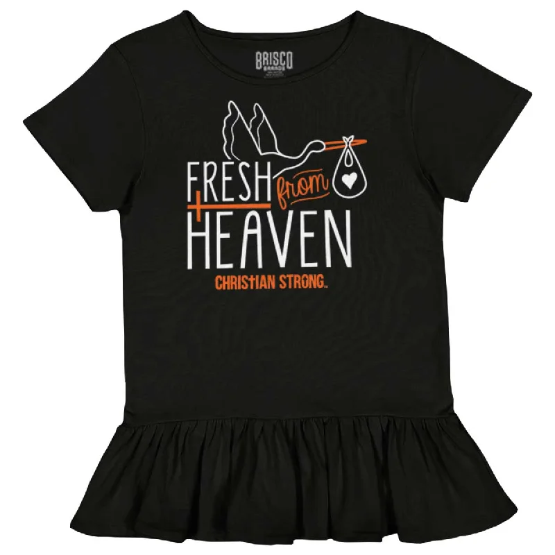 Fresh From Heaven Toddler Ruffle Bottom T-shirt