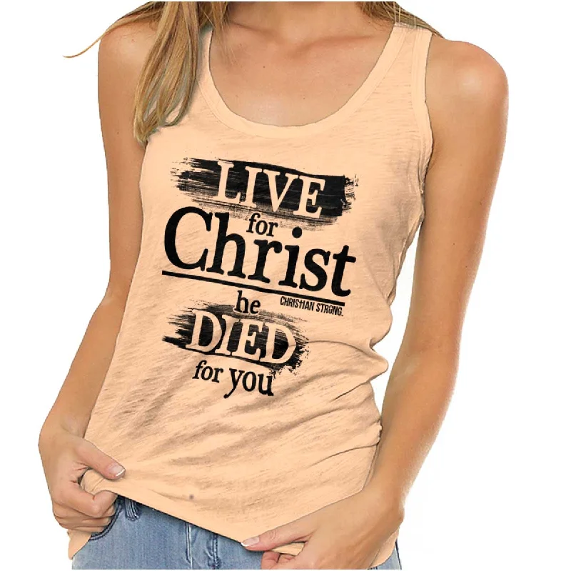 Live For Christ Racerback Tank