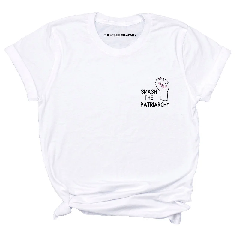 Embroidered Smash The Patriarchy Feminist T-Shirt