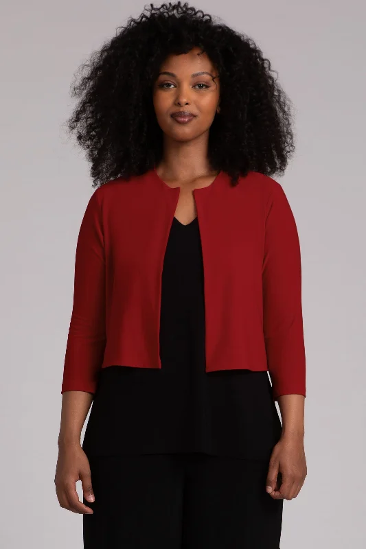 Classic Bolero Cardigan | Red