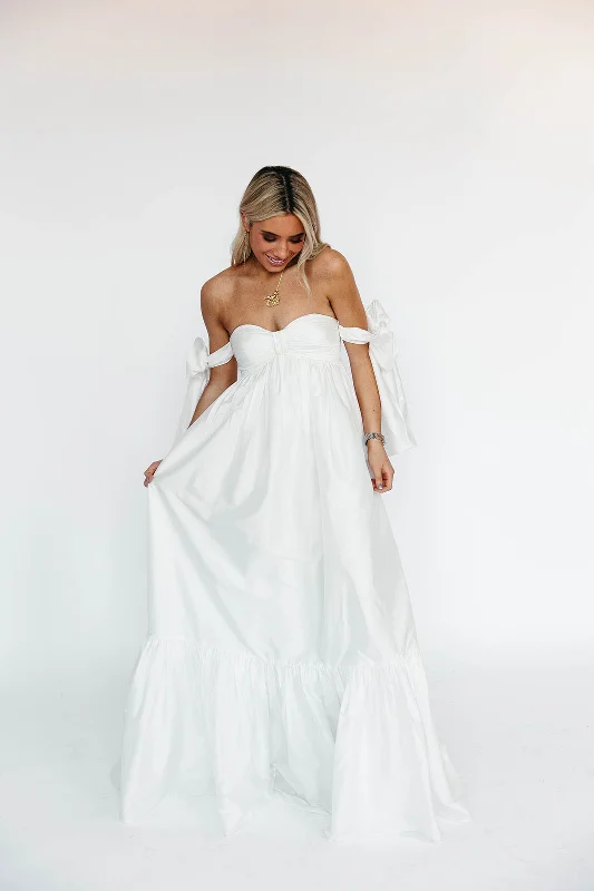 The Emma Maxi Dress - White