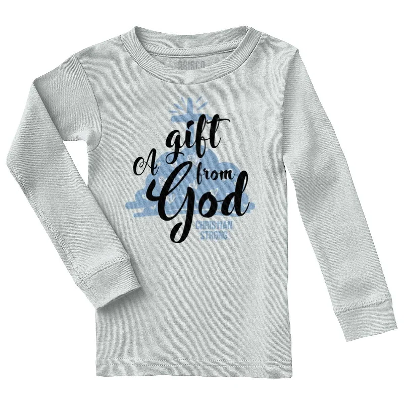 Gift From God Solid Long Sleeve T