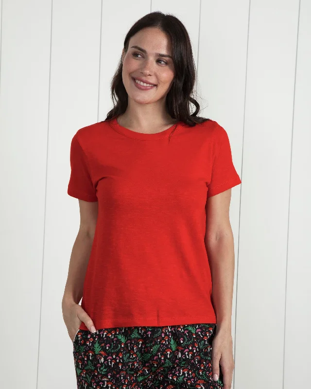 Red Lip - Saturday Tee - Knit T-Shirt